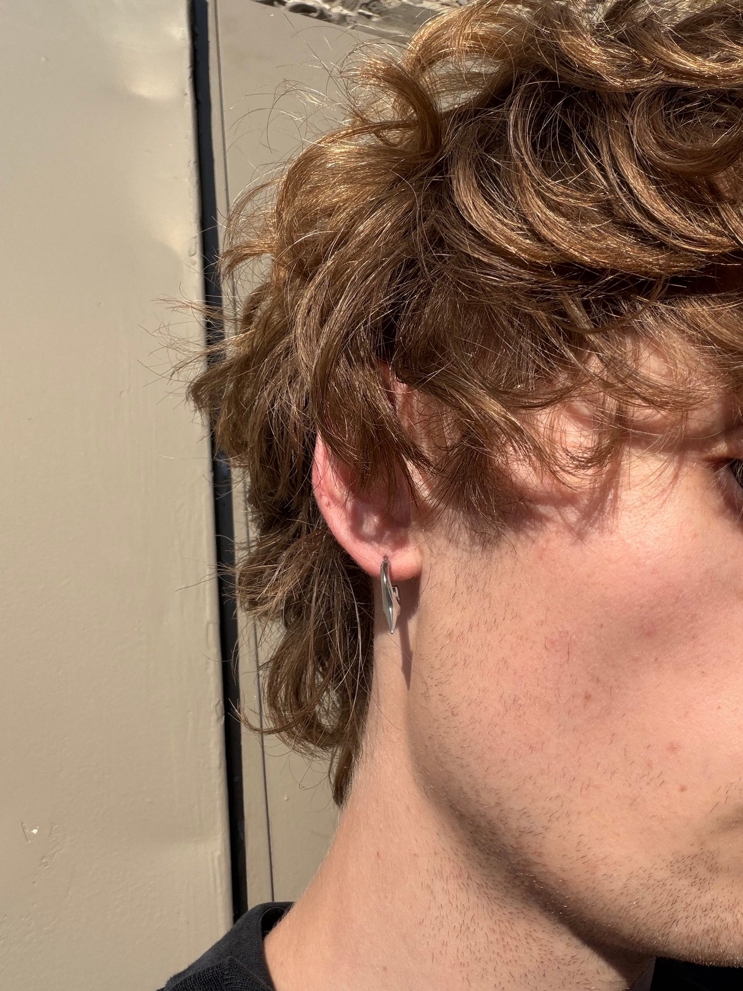 CYBER SPIKE HOOP EARRINGS