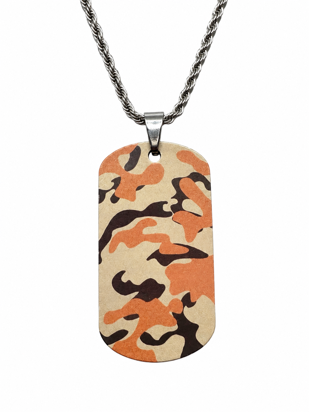 CAMO DOG TAG CHAIN