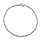 SILVER ROPE CHAIN BRACELET