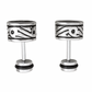 POLISHED CRYSTAL STUDS