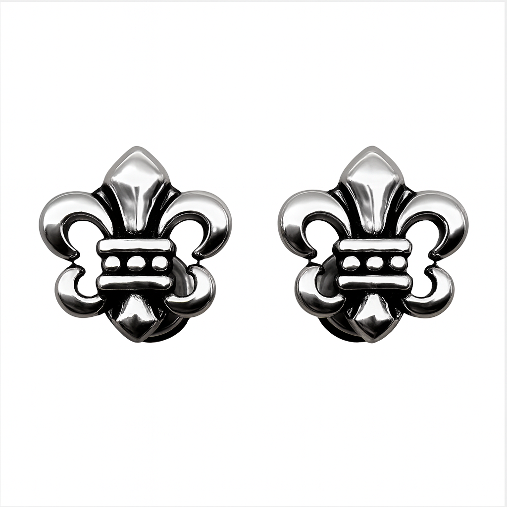 FLEUR-DE-LIS STUDS