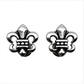 FLEUR-DE-LIS STUDS