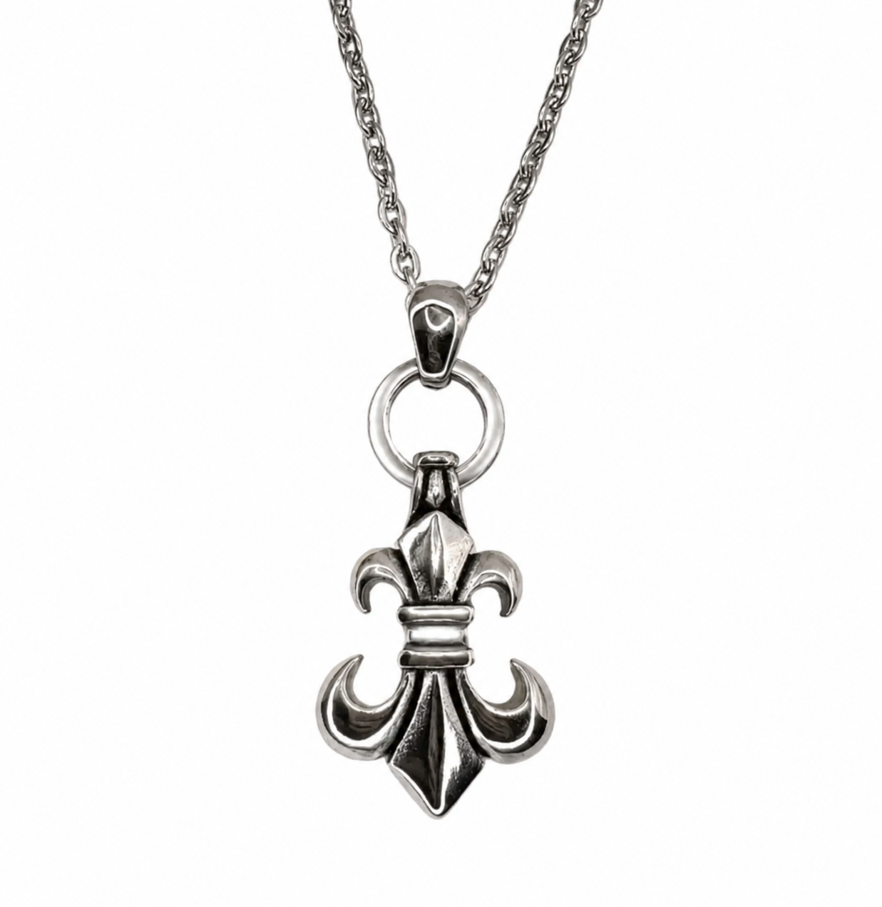 MEDIEVAL FLEUR-DE-LIS-NECKLACE
