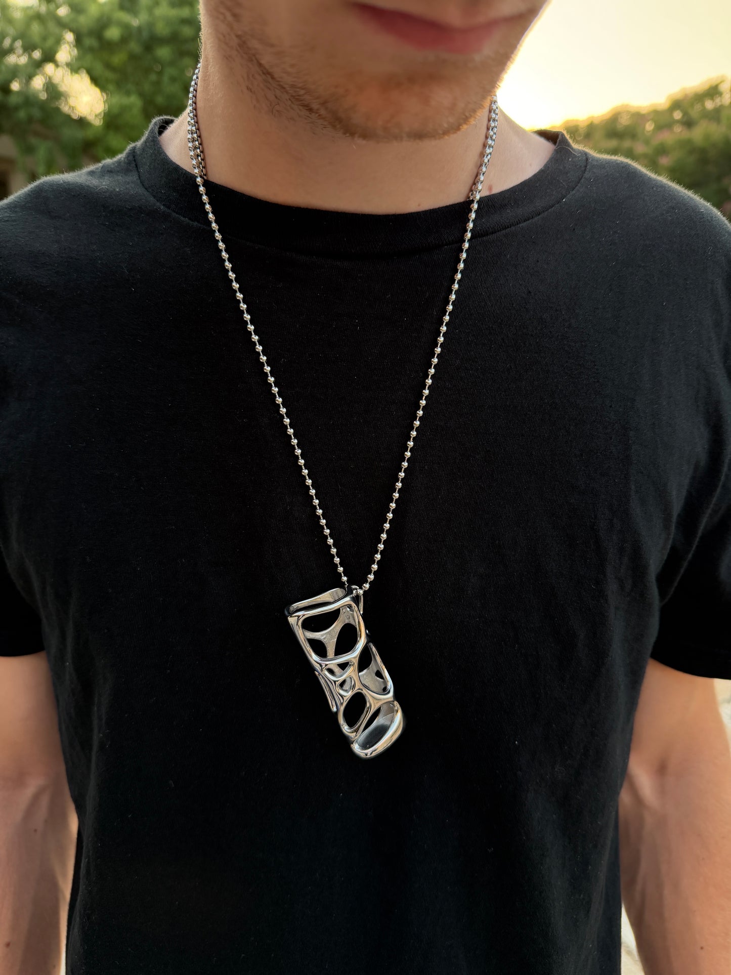 PHANTOM LIGHTER CAGE NECKLACE
