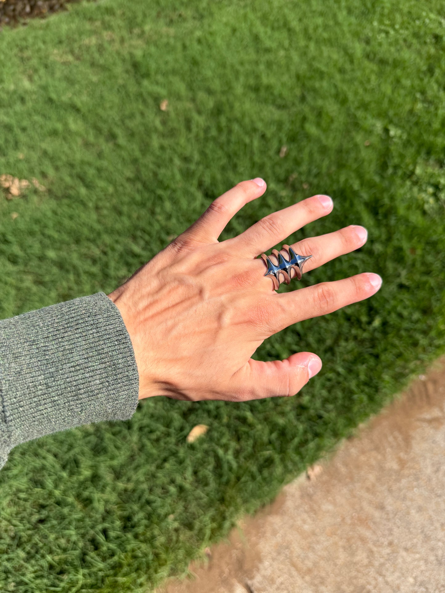 CYBER SPIKED RING