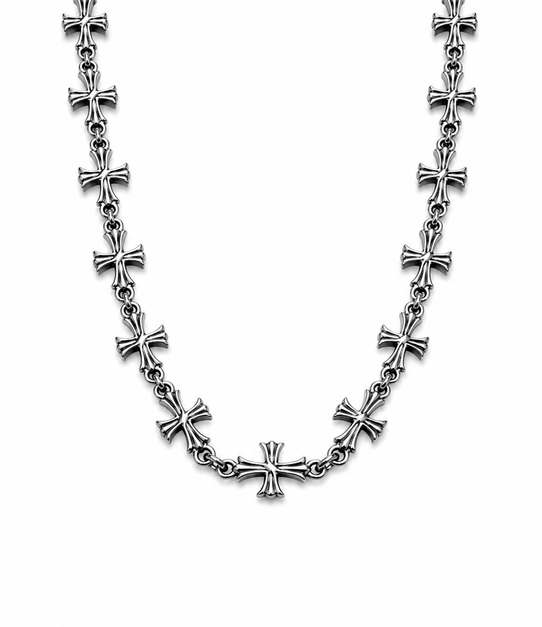 FORGED CROSS NECKLACE