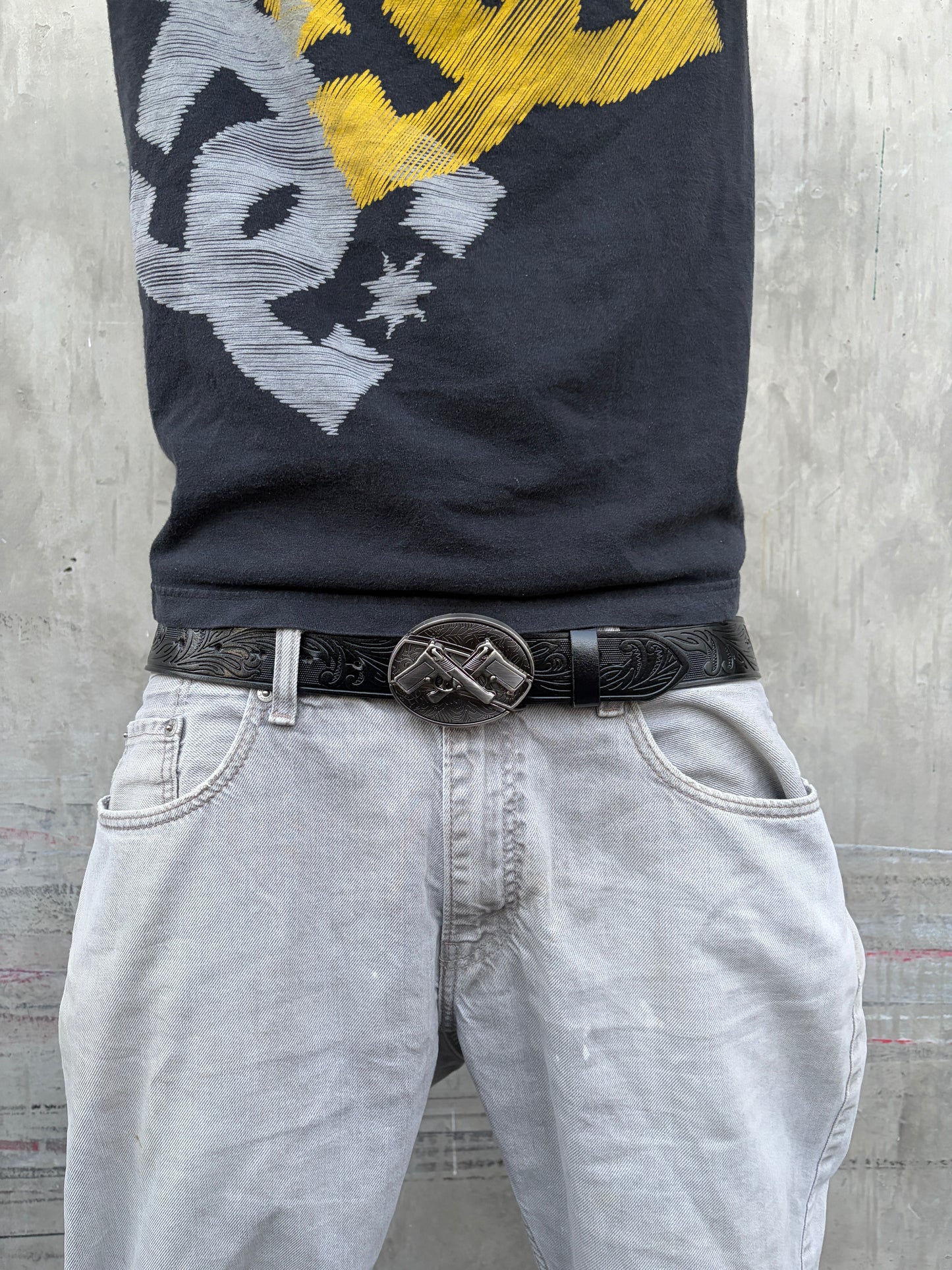 DUAL PISTOL KNIFE BELT