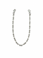 SILVER BONE LINK BELT CHAIN