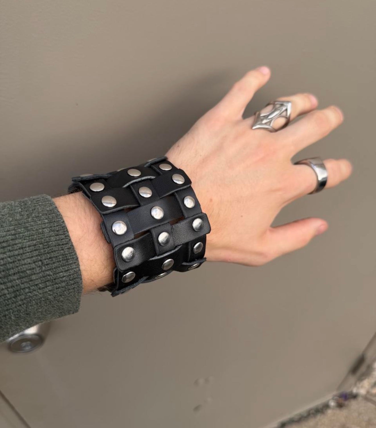 RIVET CUFF BRACELET