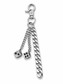 SILVER CUBAN DICE CHAIN BELT