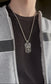 FLEUR-DE-LIS SHIELD NECKLACE