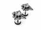 DIAMOND STAR STUD EARRINGS