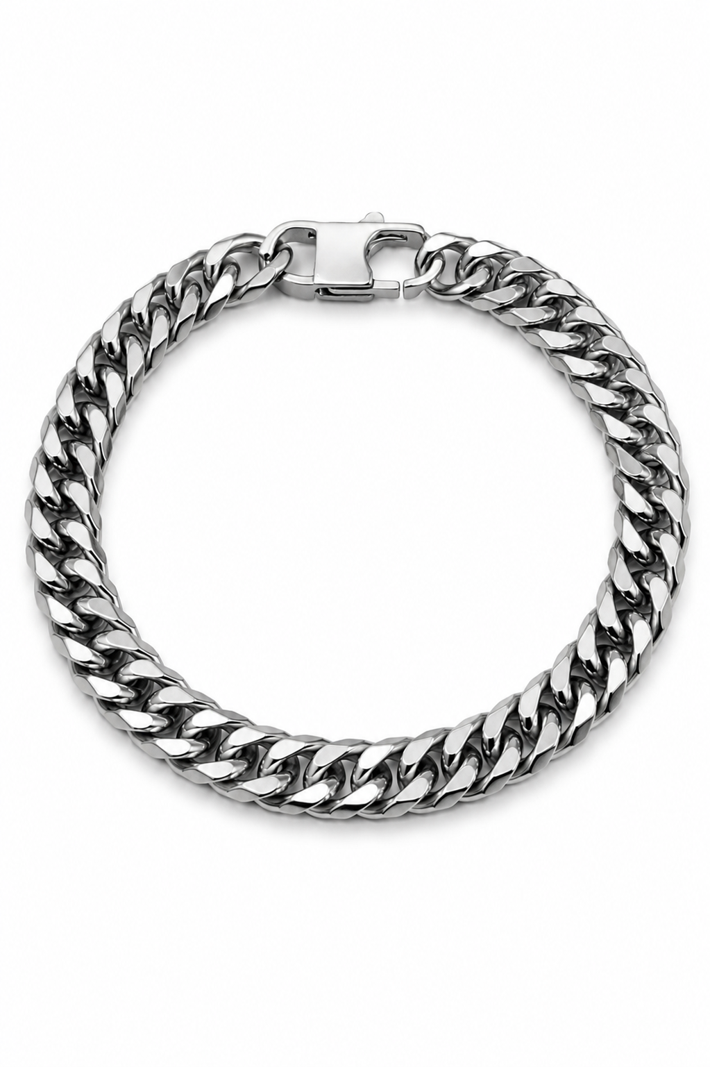 POLISHED CUBAN CHAIN BRACELET