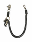 LEATHER CUBAN LINK CHAIN BELT