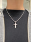 HALO CROSS NECKLACE