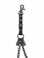 LEATHER SKULL CHAIN BELT