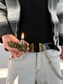 SERPENT DRAGON LIGHTER BELT