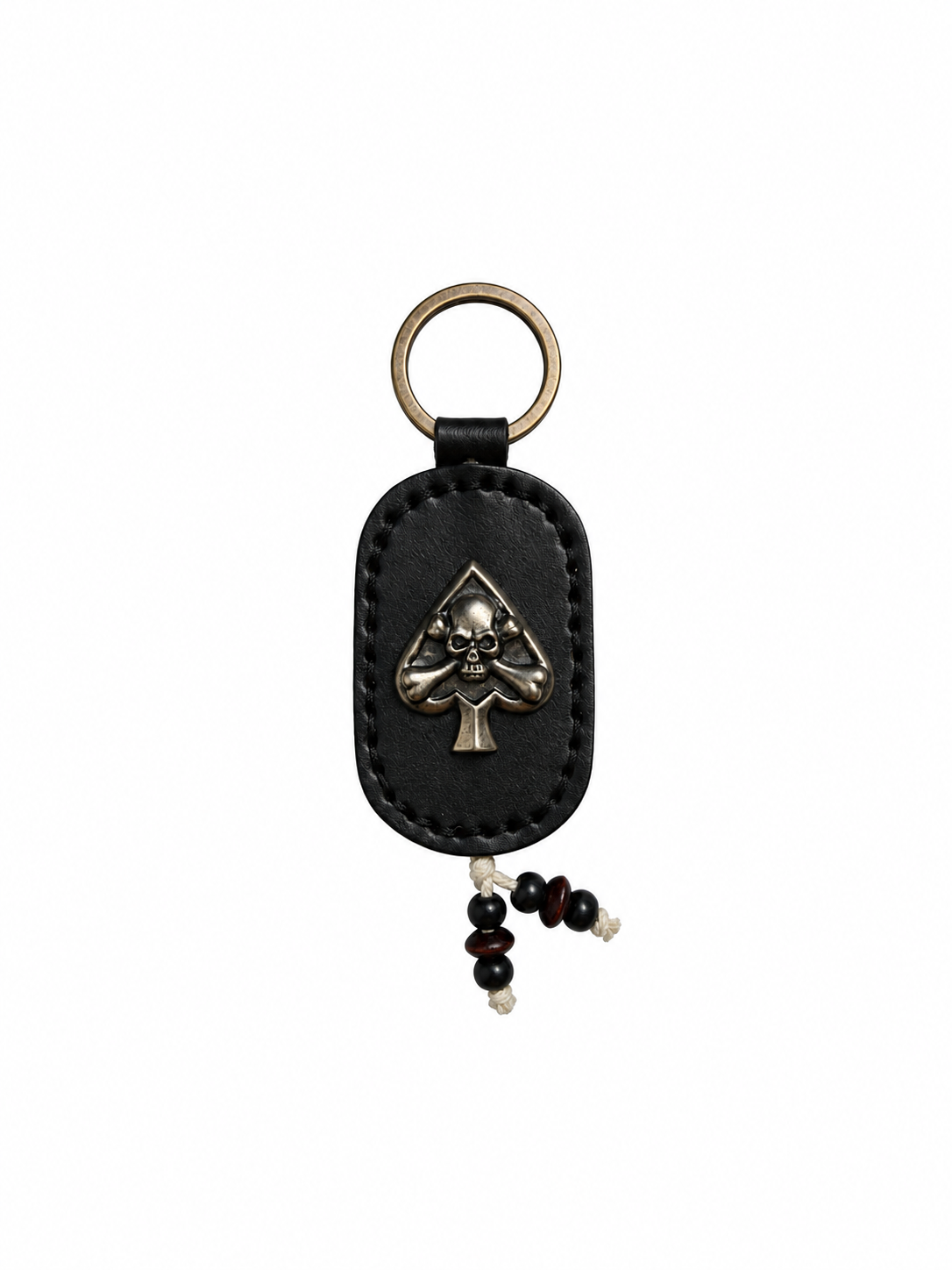 Skull of Spades Keychain