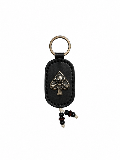 Skull of Spades Keychain
