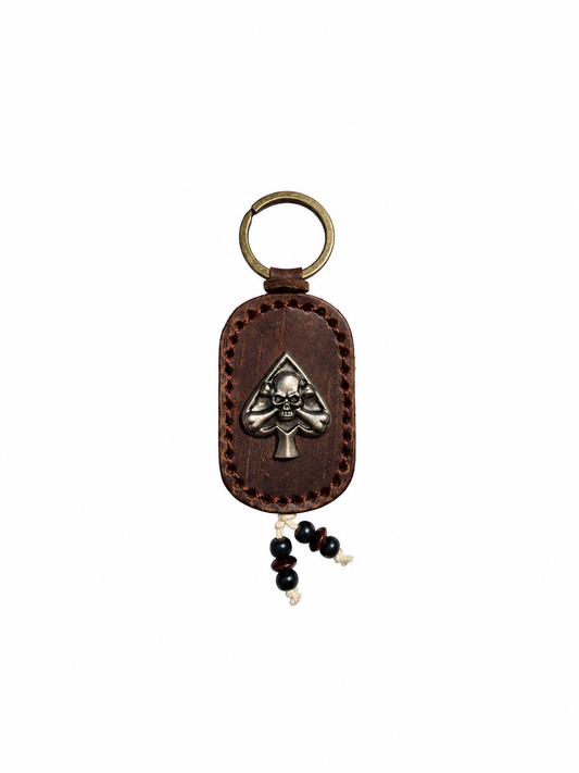 Skull of Spades Keychain