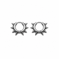 SPIKED HOOP EARRINGS