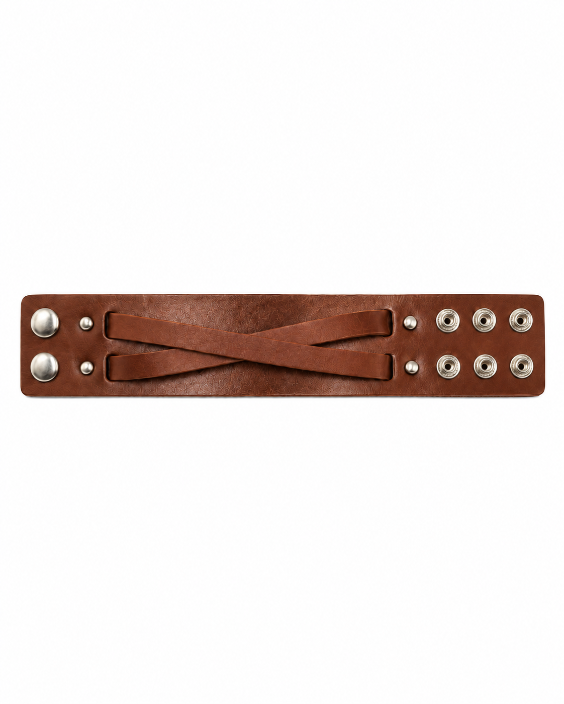 CROSS LEATHER BRACELET