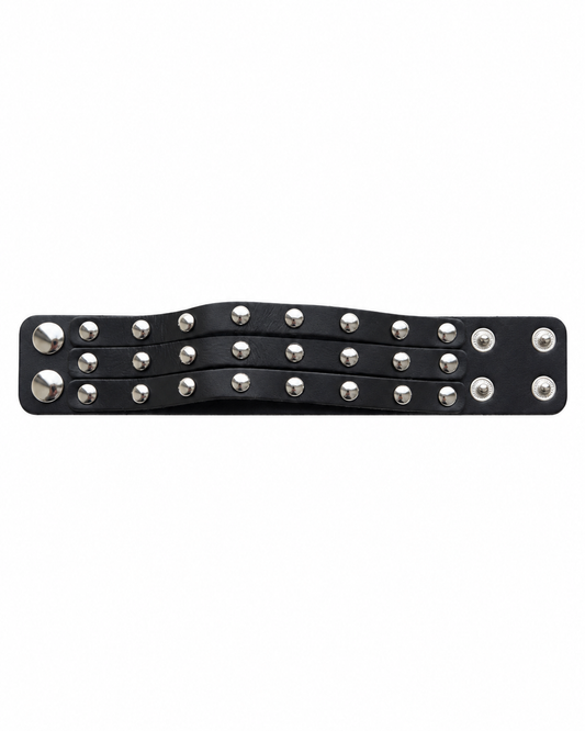SILVER STUDDED BRACELET