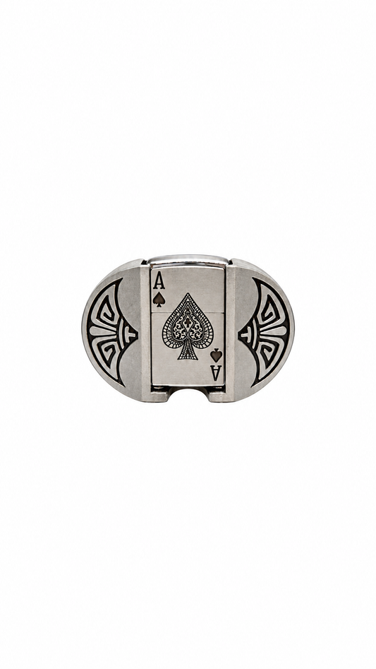 ACE OF SPADES LIGHTER BUCKLE