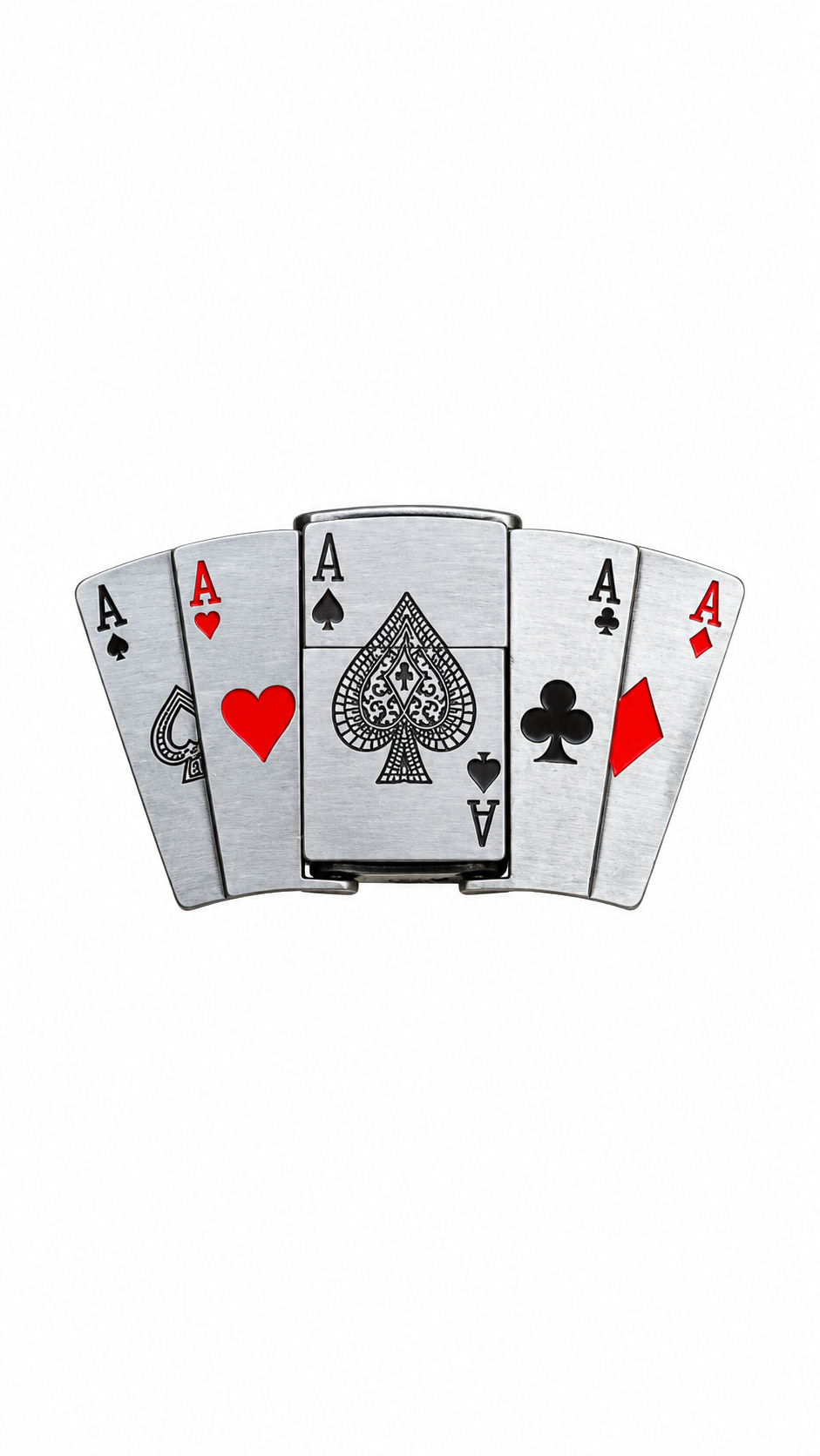 PLAYING CARD LIGHTER BUCKLE