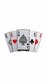PLAYING CARD LIGHTER BUCKLE