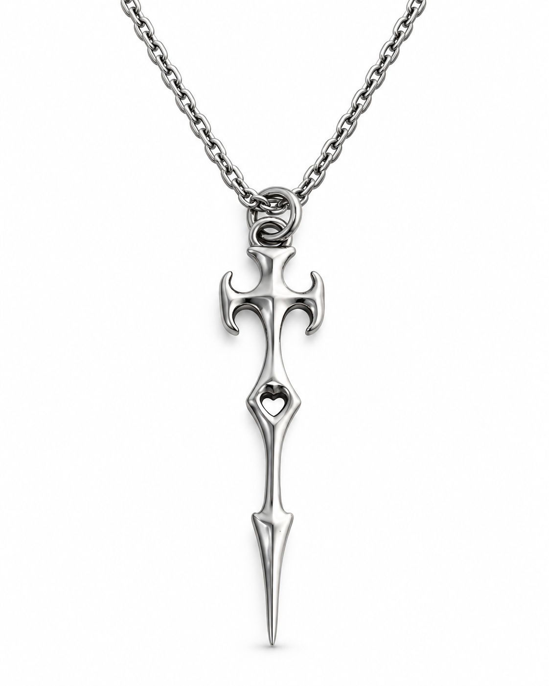 SPIRE CROSS NECKLACE