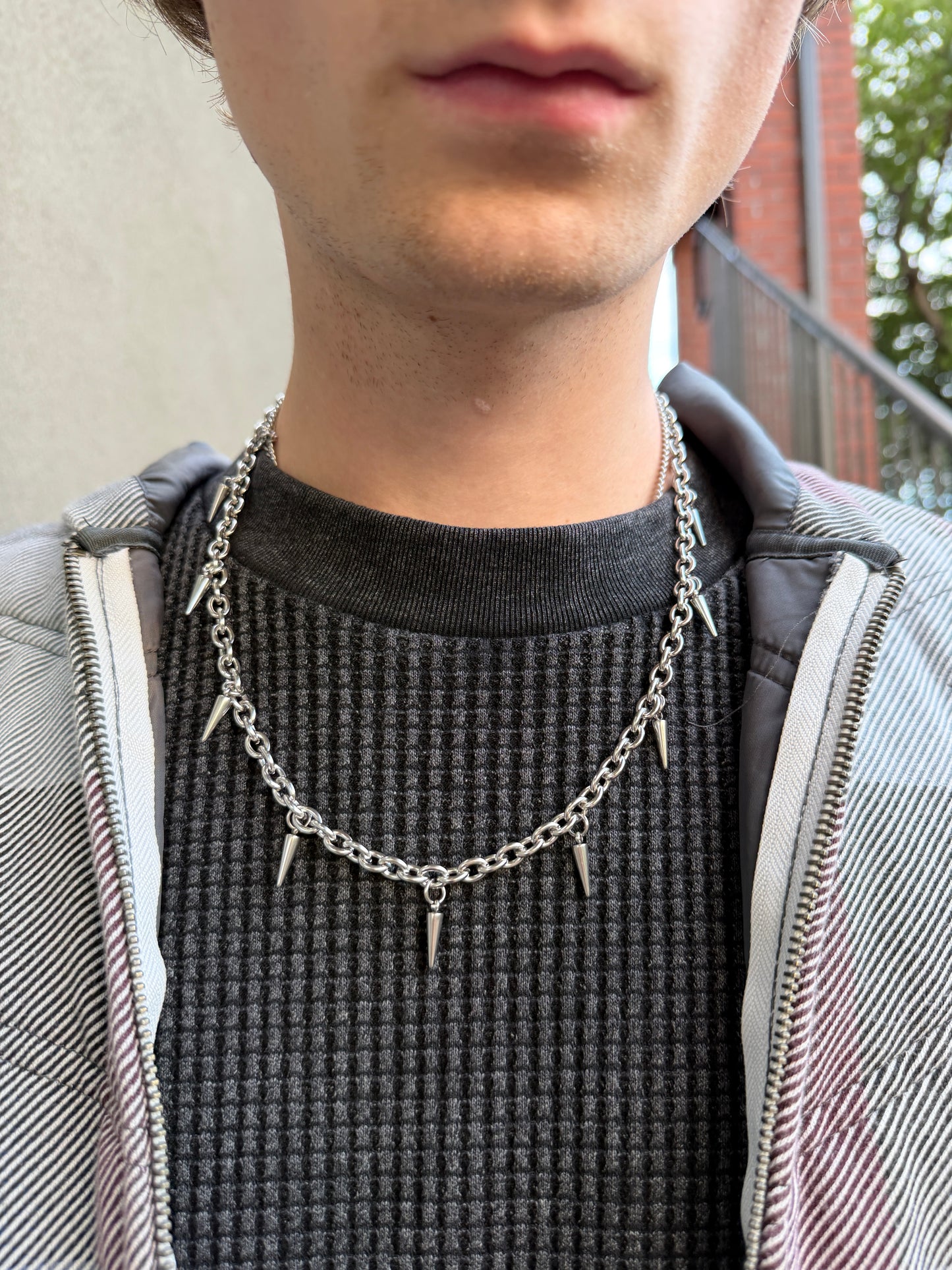 PUNK SPIKE NECKLACE