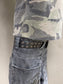 DOUBLE STUDDED BELT