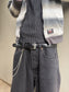 LEATHER CROCODILE BELT