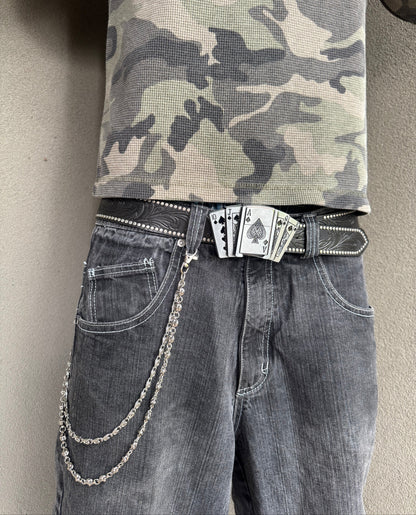 PLAYING CARDS LIGHTER BELT