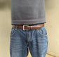 LEATHER CROCODILE BELT