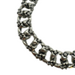 SILVER SKULL CUBAN BRACELET