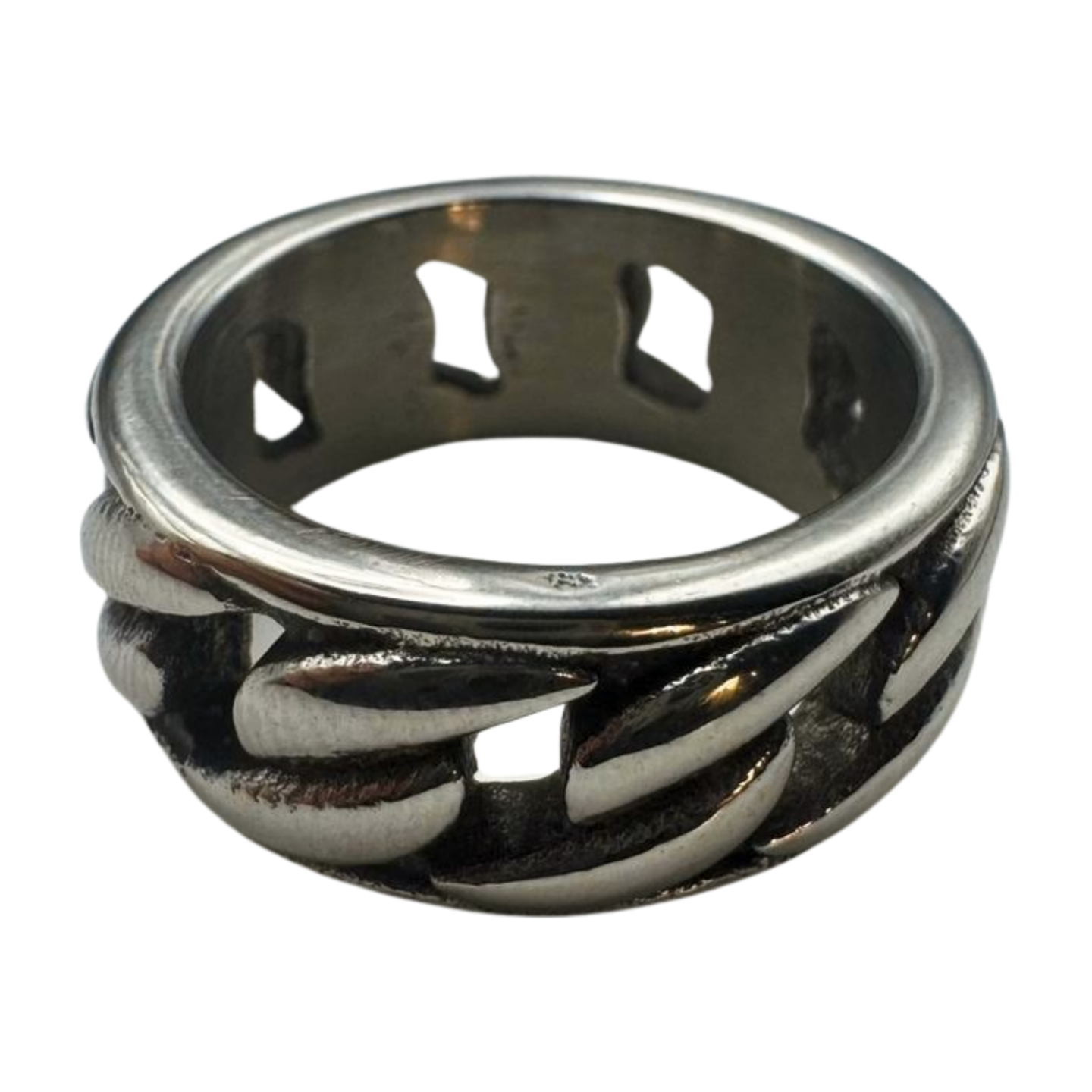 SILVER SPIRAL RING