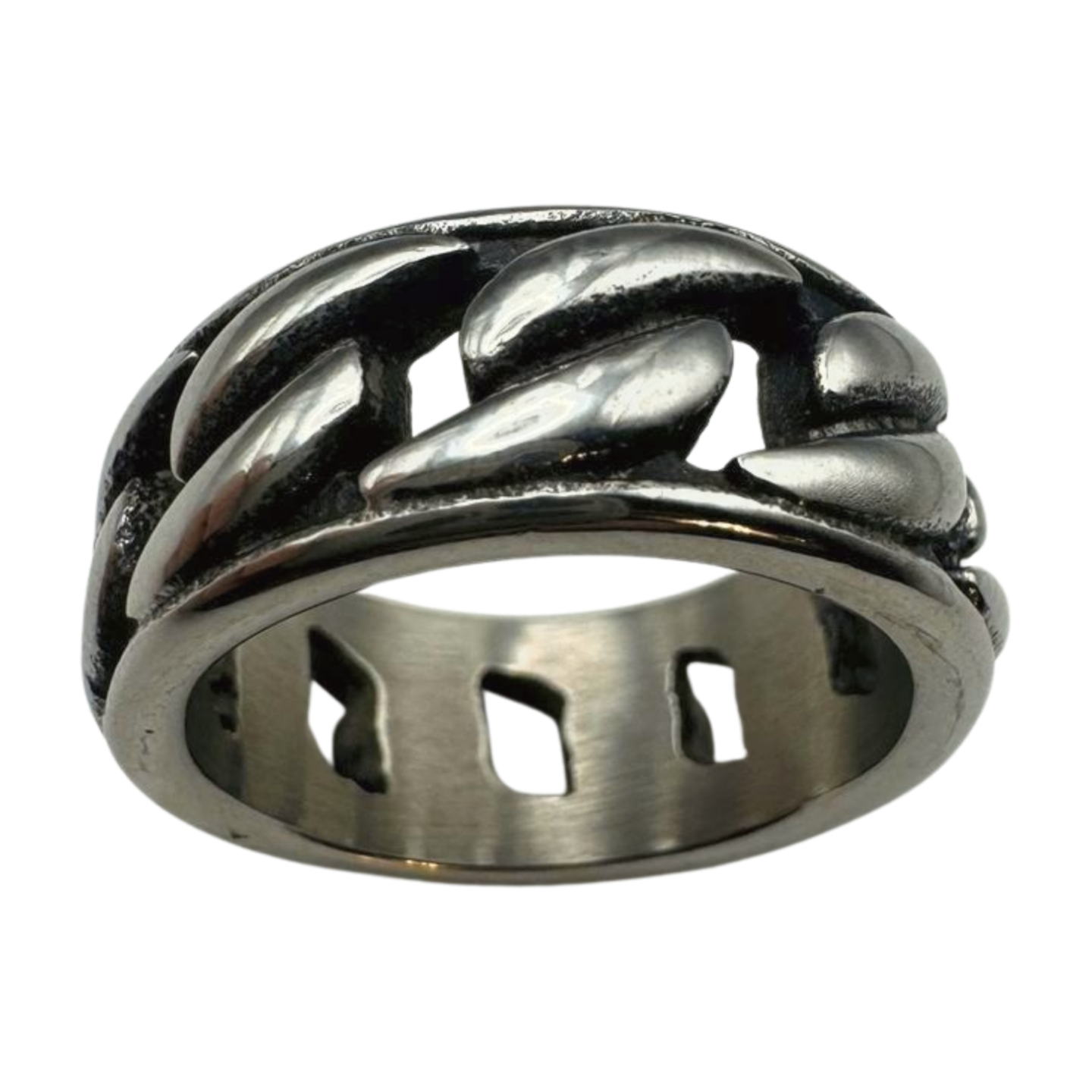 SILVER SPIRAL RING