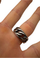 SILVER SPIRAL RING