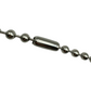 SILVER BEADED SPIKE CHAIN