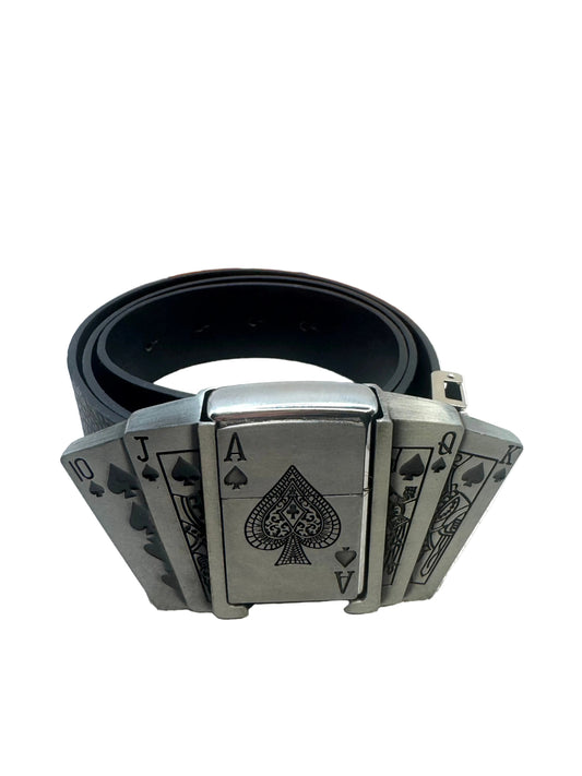 PLAYING CARDS LIGHTER BELT