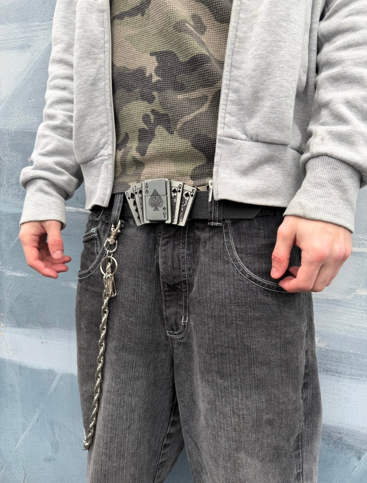 PLAYING CARDS LIGHTER BELT