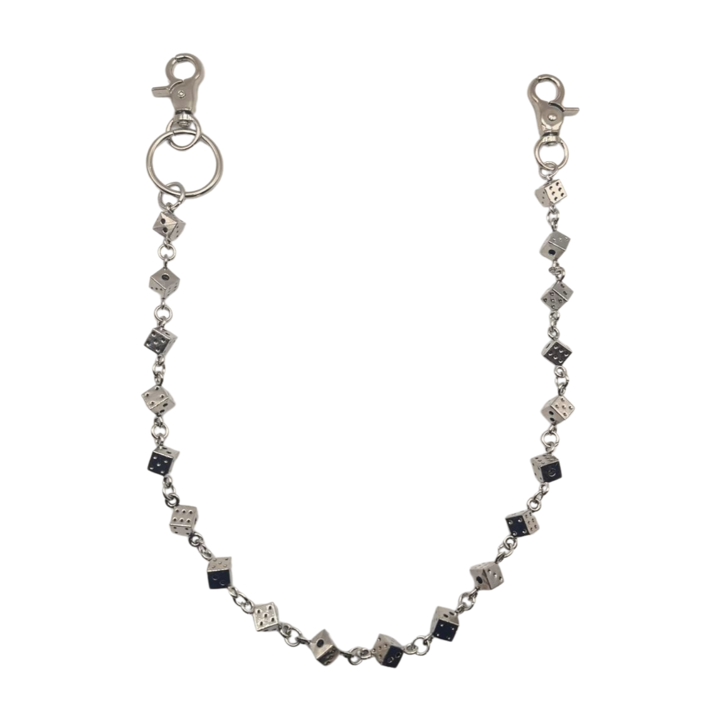 SILVER LUCKY NIGHT CHAIN BELT