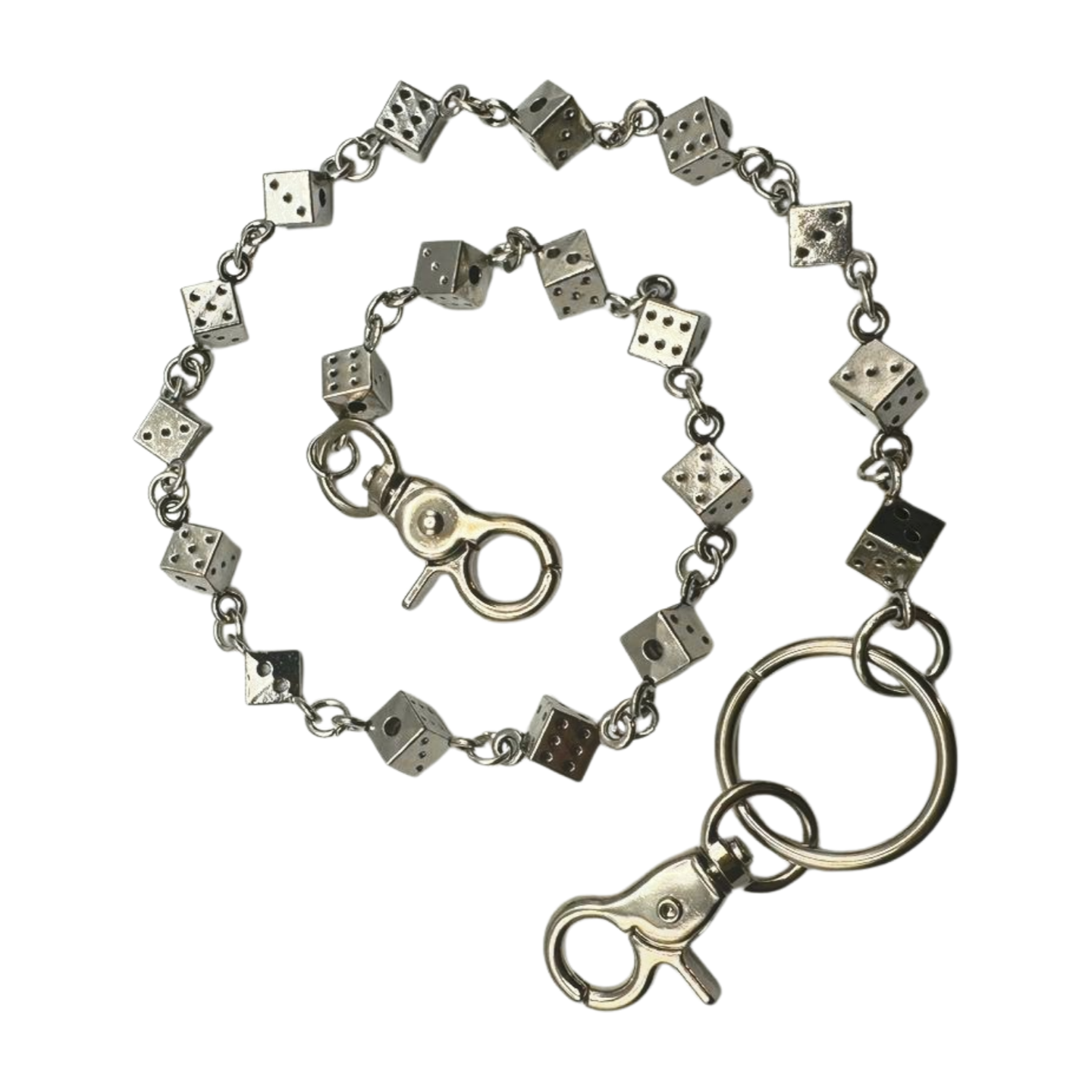 SILVER LUCKY NIGHT CHAIN BELT