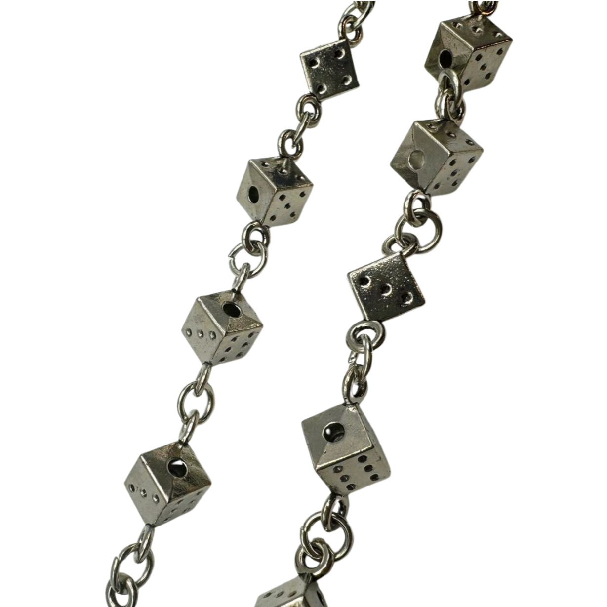 SILVER LUCKY NIGHT CHAIN BELT