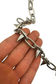 SILVER SPIKED CHAIN BELT