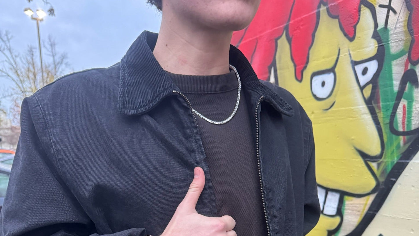 SILVER FRANCO CHAIN