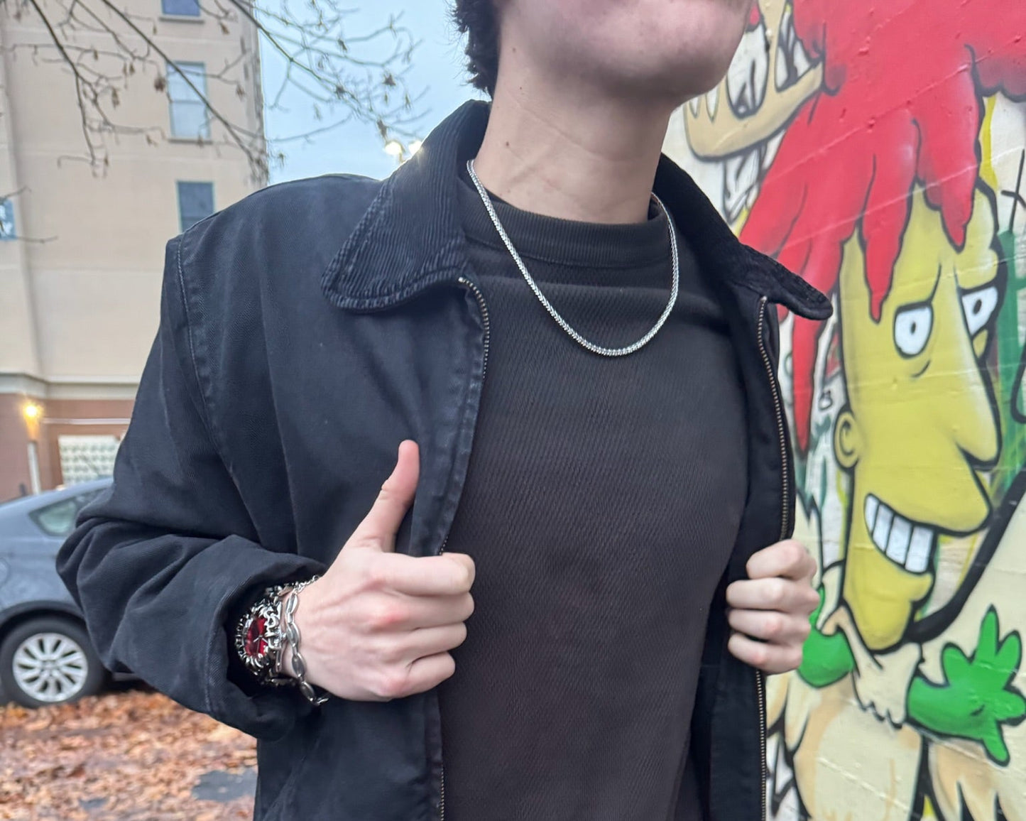 SILVER FRANCO CHAIN