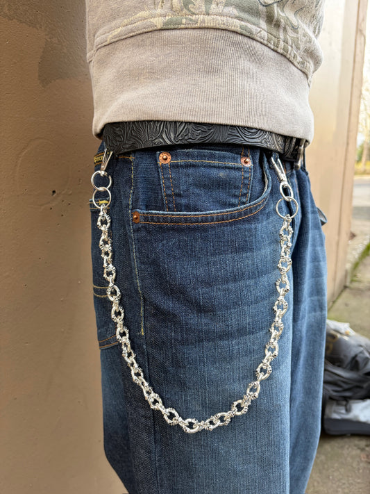 SKULL CHAIN BELT